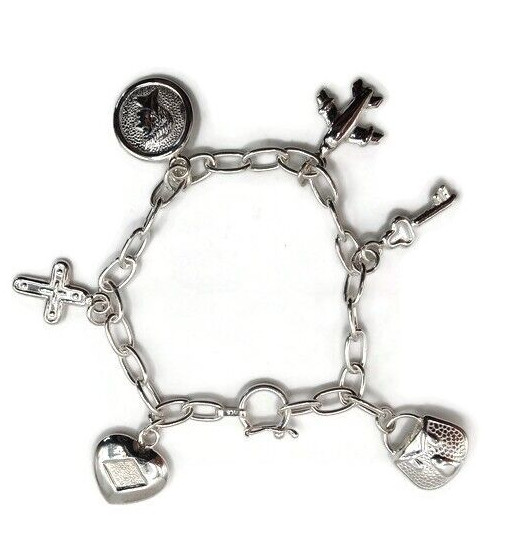 Unisex 950 Sterling Silver Travel Bracelet