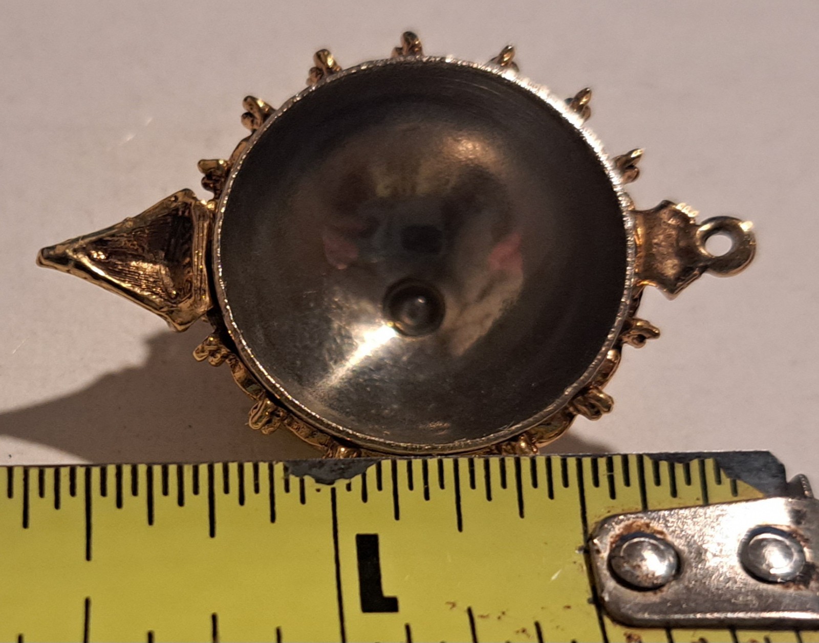 Arthur Pepper Vintage Christmas Ornament Pendant (See Description) Gold Tone