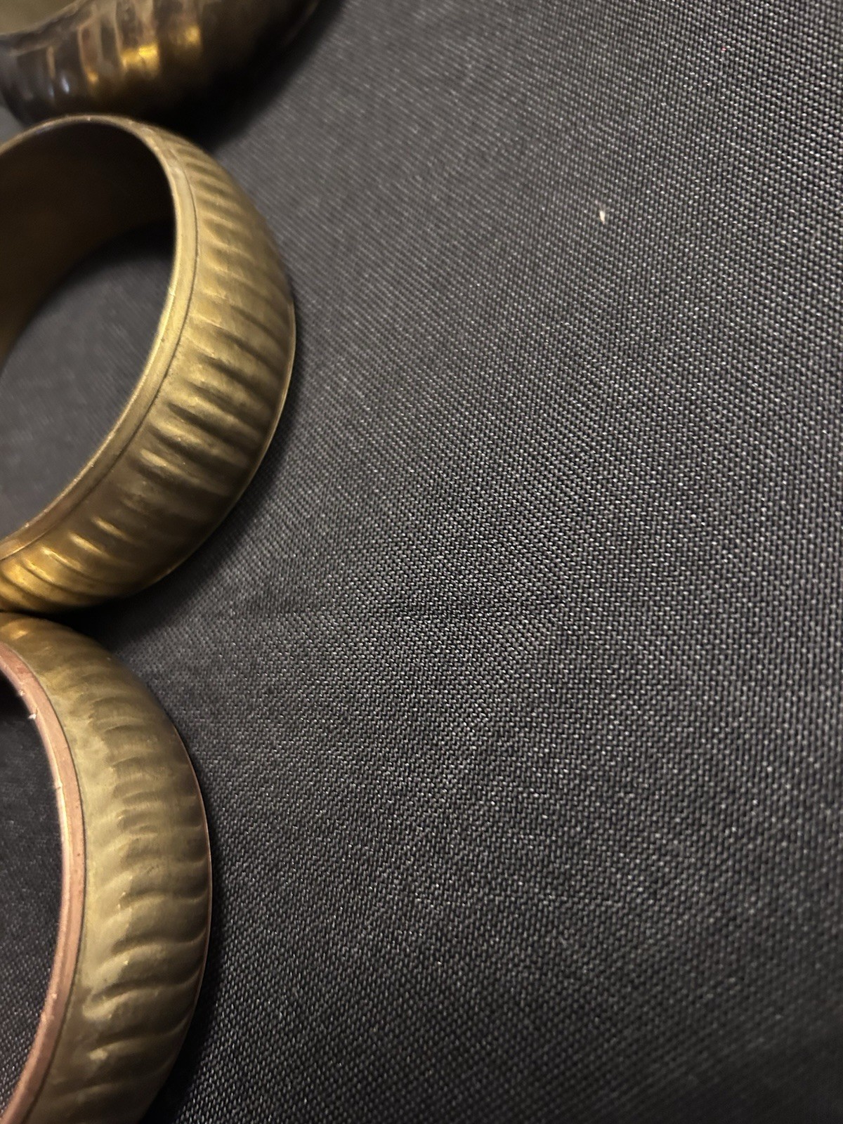 Vintage Metal Bangles And Cuff Brackets Layered Style Silver Copper And Bronze