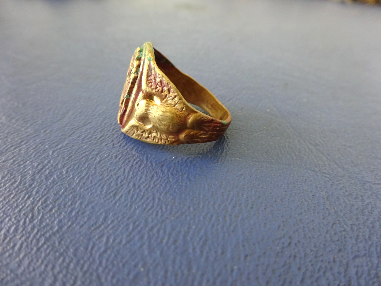 Vintage Copper Military Ring