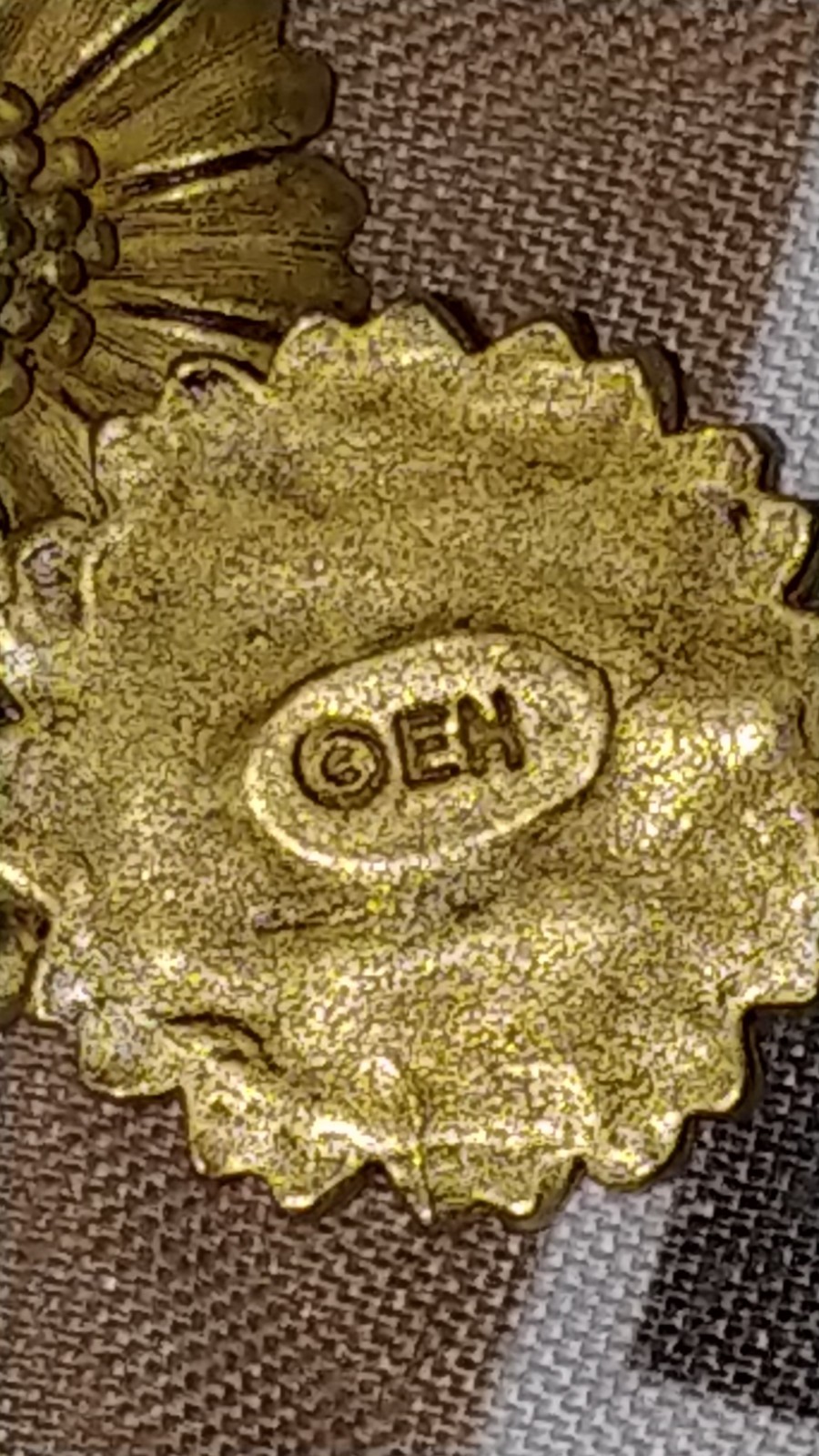 Vintage EH Sunflower Bracelet