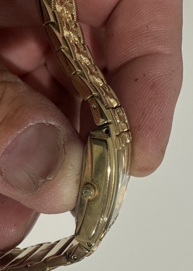 Elgin Women’s Diamond Quartz Watch EG286NB Gold Tone