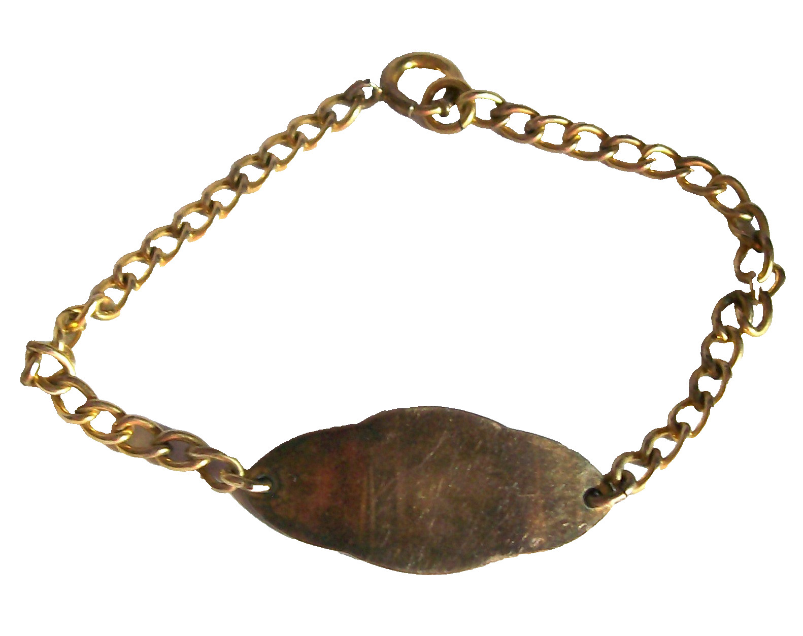 Vintage Gold Filled GF ID BRACELET-Marked