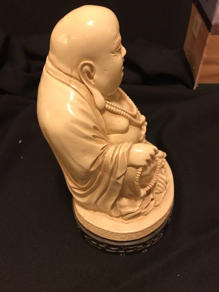 Beautiful Vintage Buddha Signed Figuring Damaged