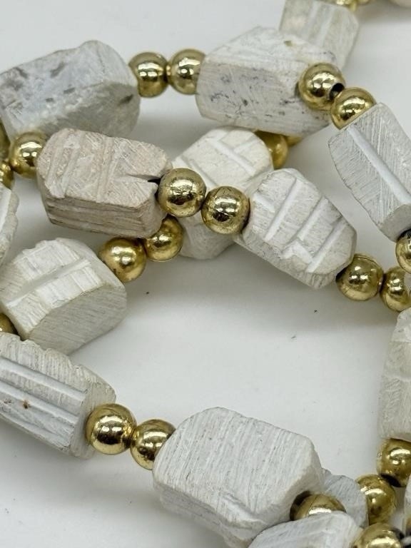 Vintage Egyptian Revival Scarab Necklace Antique Style Amulet Jewelry