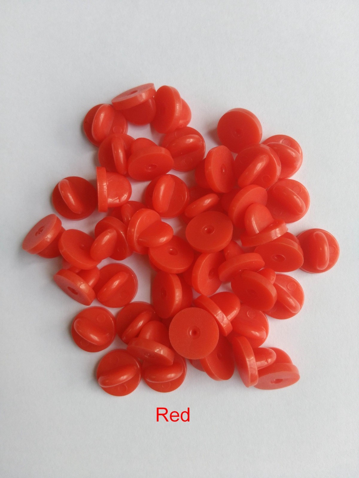 wholesale pvc rubber pin back clasp clutch hold for lapel enamel badge military