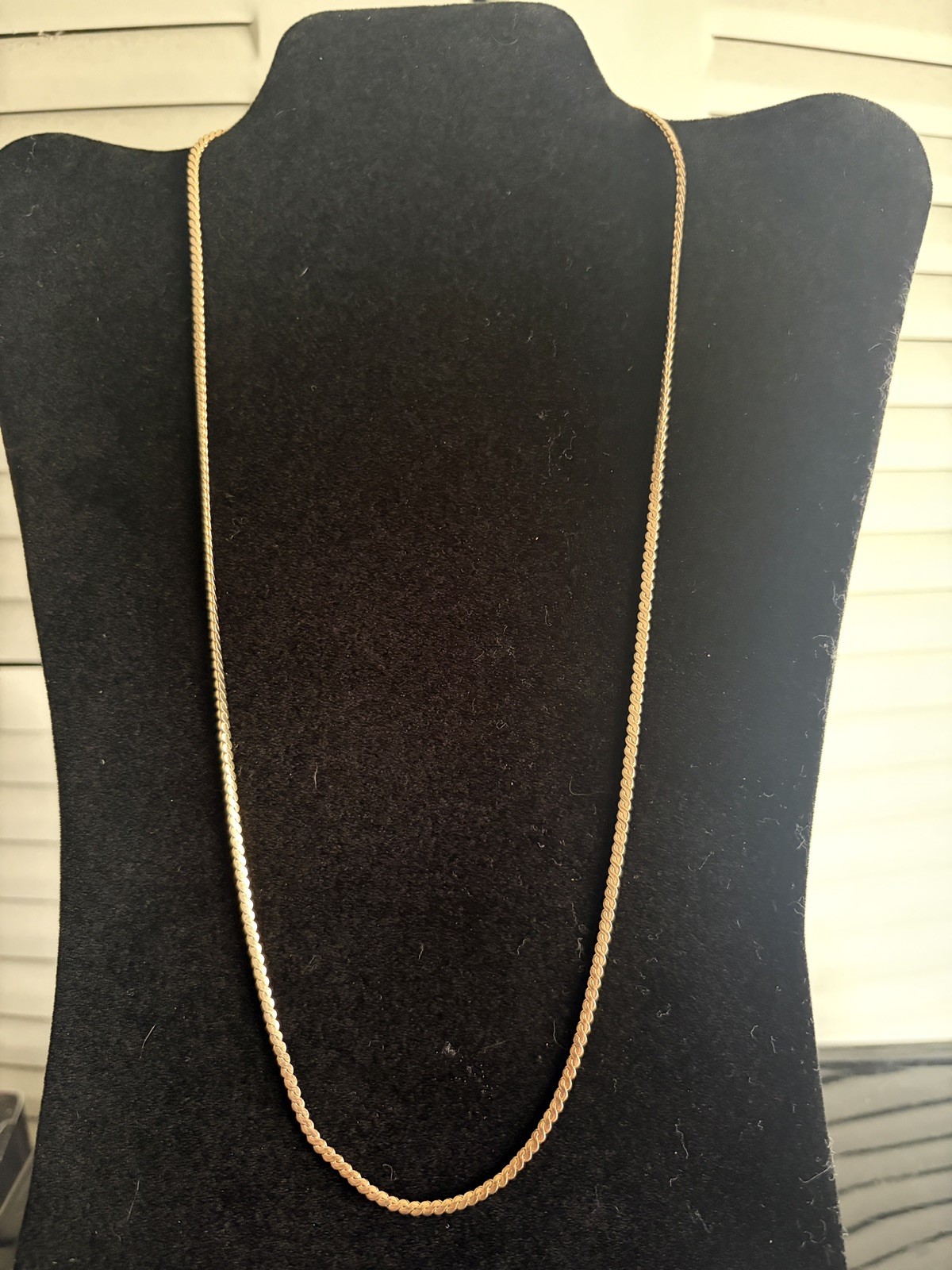 Vintage 1/20 12k Gold Filled Gf Long Curb Chain Necklace 11.87 grams 24 in. 2mm