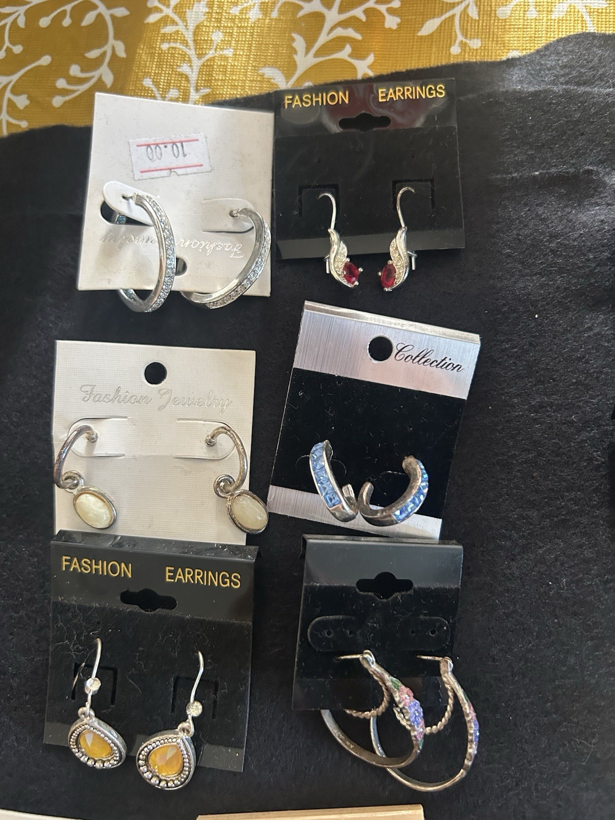 Lot Of 32 Assorted Pairs Mostly Vintage Earrings For Pierced Ears