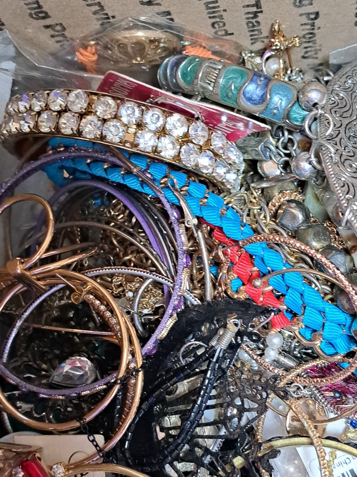 8 Pounds 4 Oz Old Jewelry Lot VTG To Now Junk, Wearable, Craft-Tangles Huge