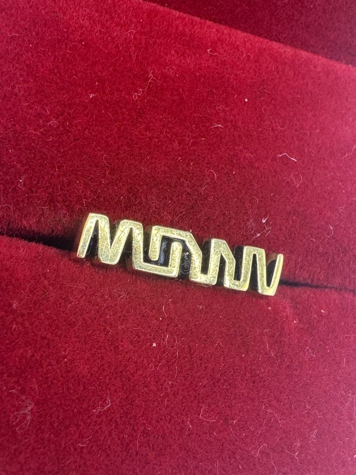 Unknown Vintage 14k Gold Lapel Pin 📌 Stamped Interesting 0.94gr Marked