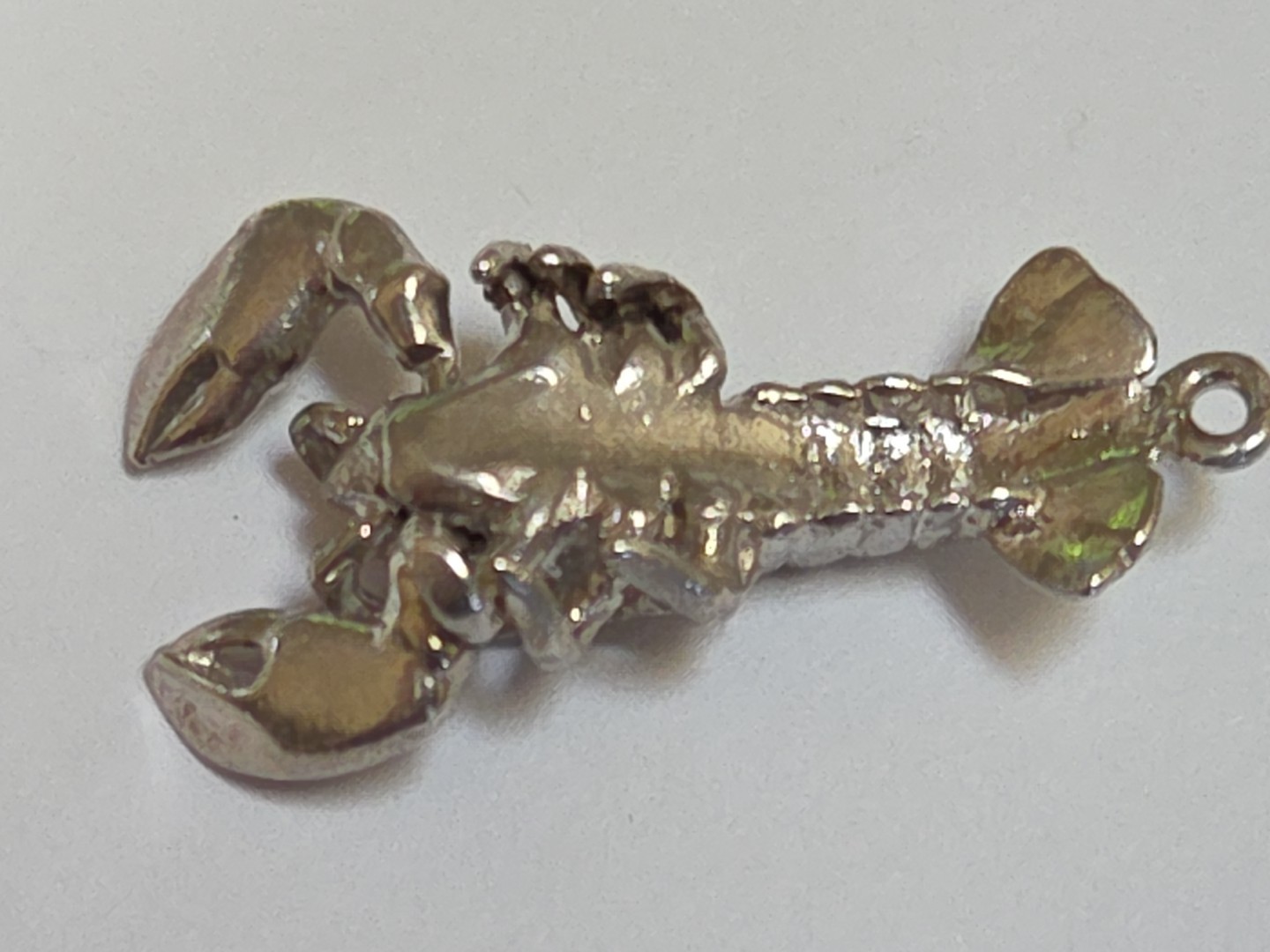 Sterling Silver ~ Lobster 3D Charm ~ CLAWS MOVE! ~ VINTAGE