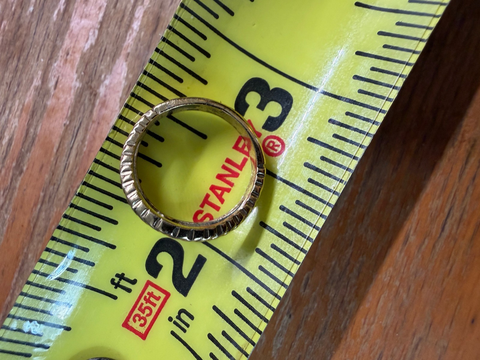 Vintage Gold Plated Monogram Signet “B” Ring Size 6 New Old Stock!