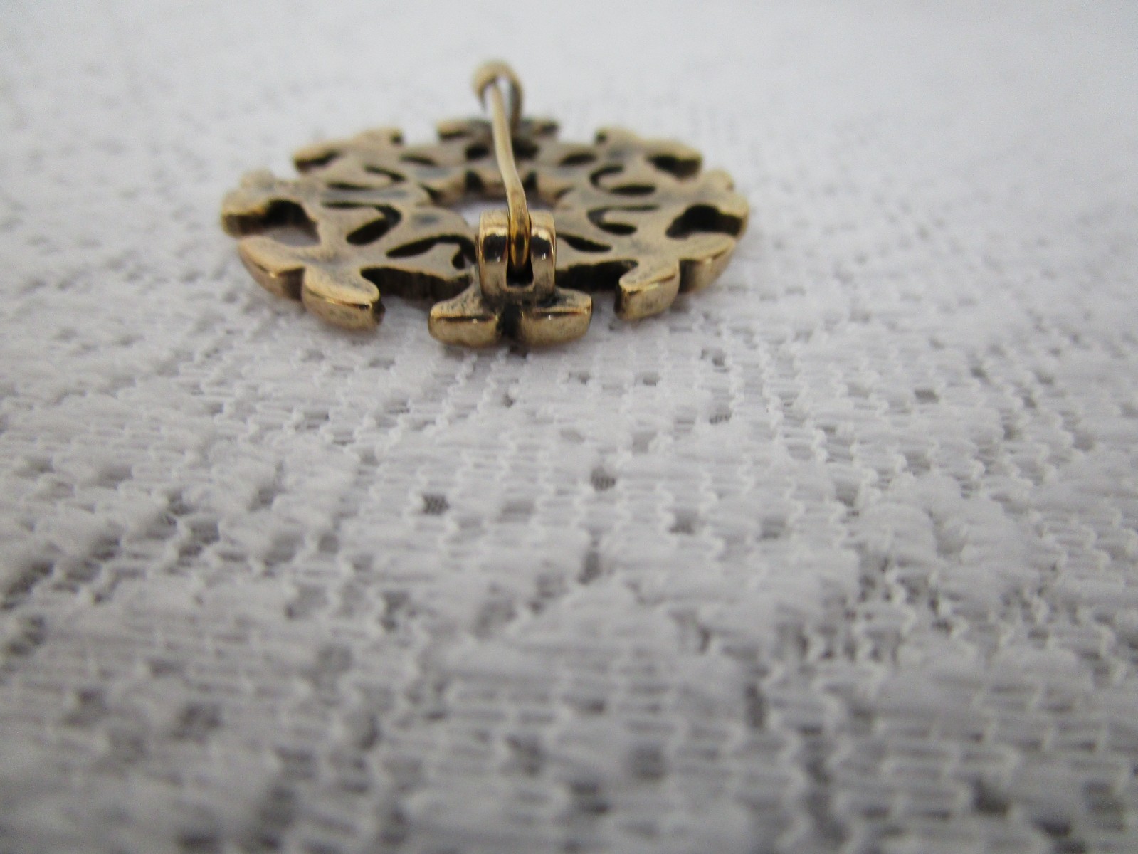 Vintage Antique ? Eivind Hillestad EH 1024 Brooch Pin Norway Gold Plated GC