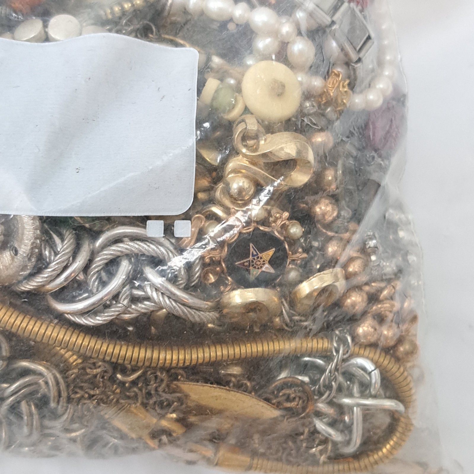 Bag Old Unsearched Jewelry Lot Vintage Estate Find Junk Drawer