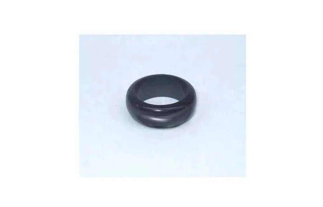 Vintage 1960s Lucite Blue Moonglow Band Ring Sz 8 New Old Woolworths Store Stock