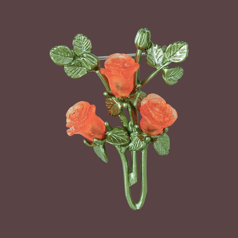 luxurious Vintage Plant Flower Brooches Elegant Woman Party Wedding Clothes