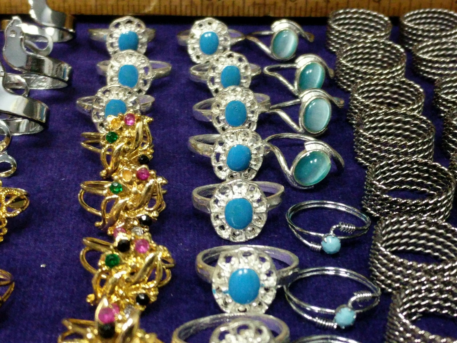 12X Dozen, 1 Gross,144 Pieces Metal Fashion Ring Vintage Costume Fashion Jewelry