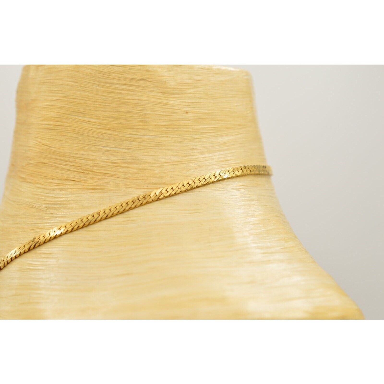 Vintage Statement Necklace Collar Gold Chain Black Dangle Pendant 1980s Bin2
