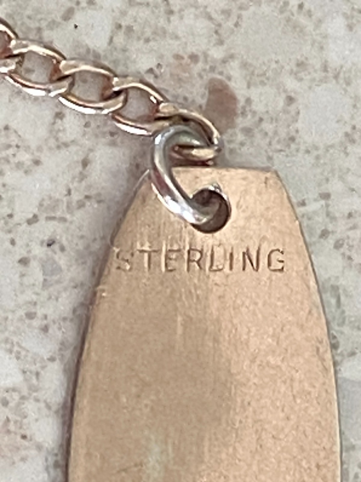 Vintage Cynthia ID Identity Bracelet Sterling Silver Engraved Petite 6″ Long