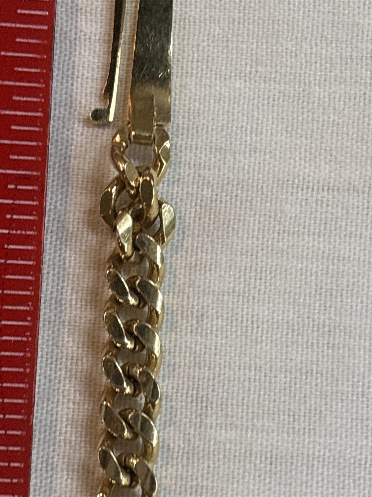 Vintage Speidel ID Bracelet “Mickie” Gold tone 8″ Long Fits a 6” Wrist 6-2-74