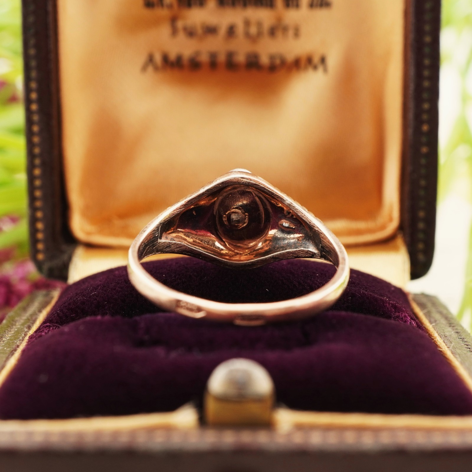 USSR 875 Silver Ring – Vintage Soviet Women’s Jewelry Size 7 / 17.5