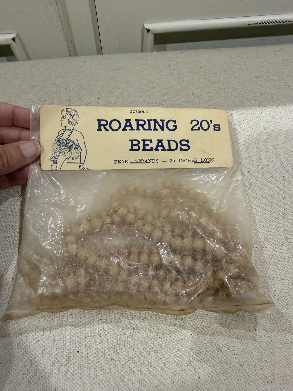 Gordon’s Roaring 20’s Beads, vintage, in original packaging