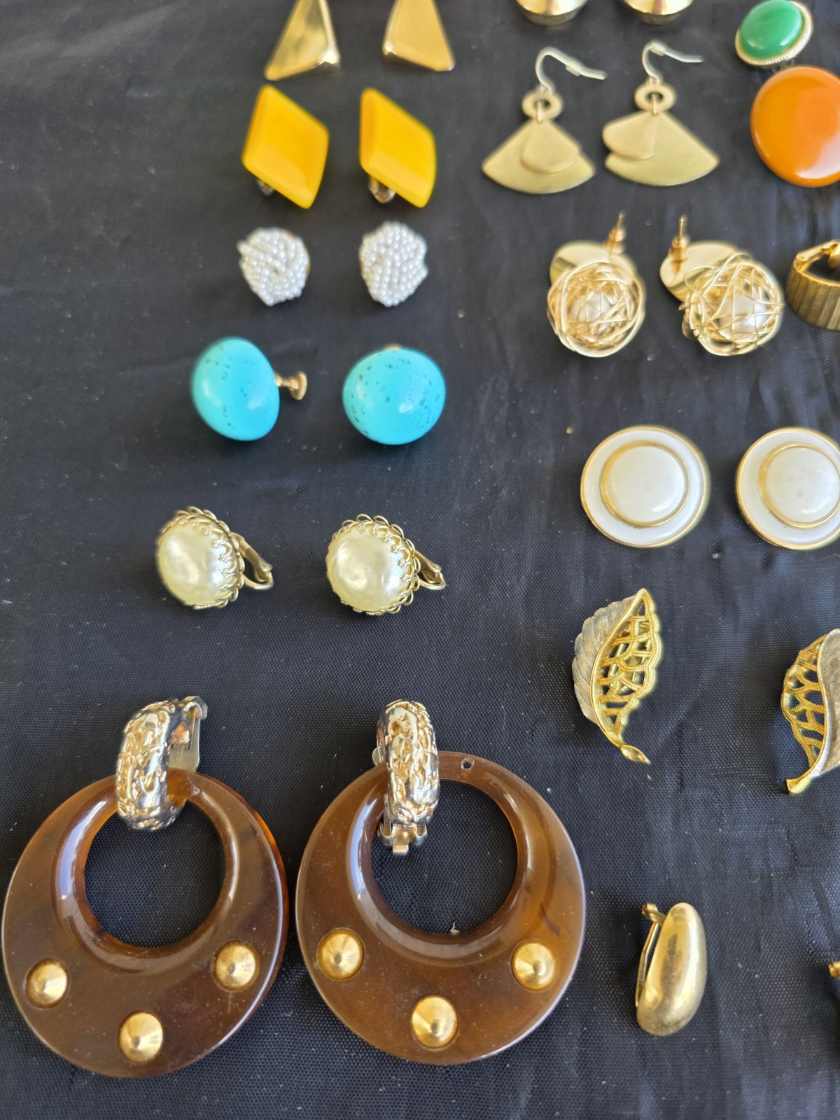 Earrings Lot 60 Pairs All Wearable Vintage Modern Jewelry Lot
