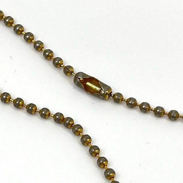 Vintage Y2K Multi-Color Rhinestone Boy & Girl Charm Ball Chain Necklace Classic