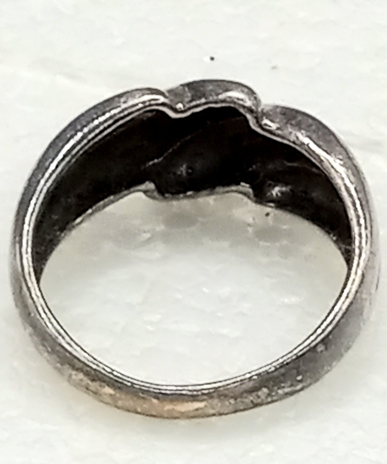 Vintage Womens Sterling Silver Ring, Size 8, Nickel Free, 1960s