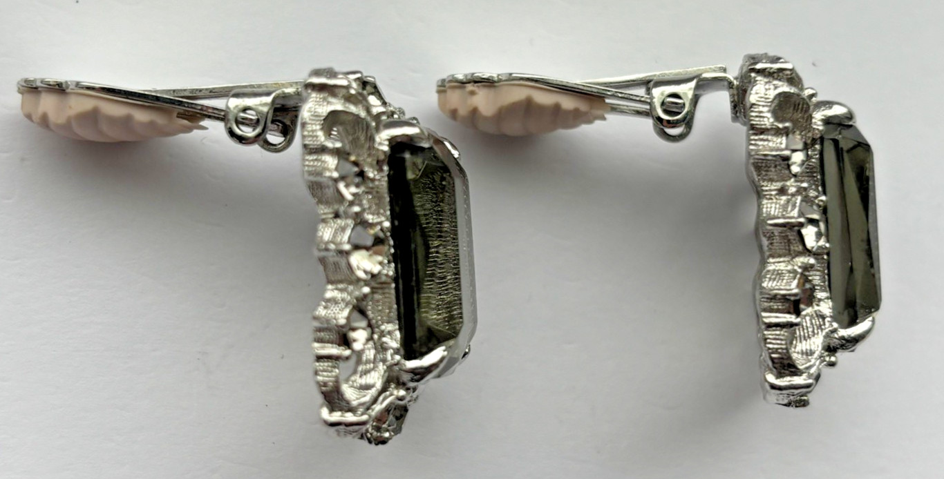 1962 SARAH COVENTRY Celebrity Smoky Rhinestone Bracelet Brooch Earrings Ring Set