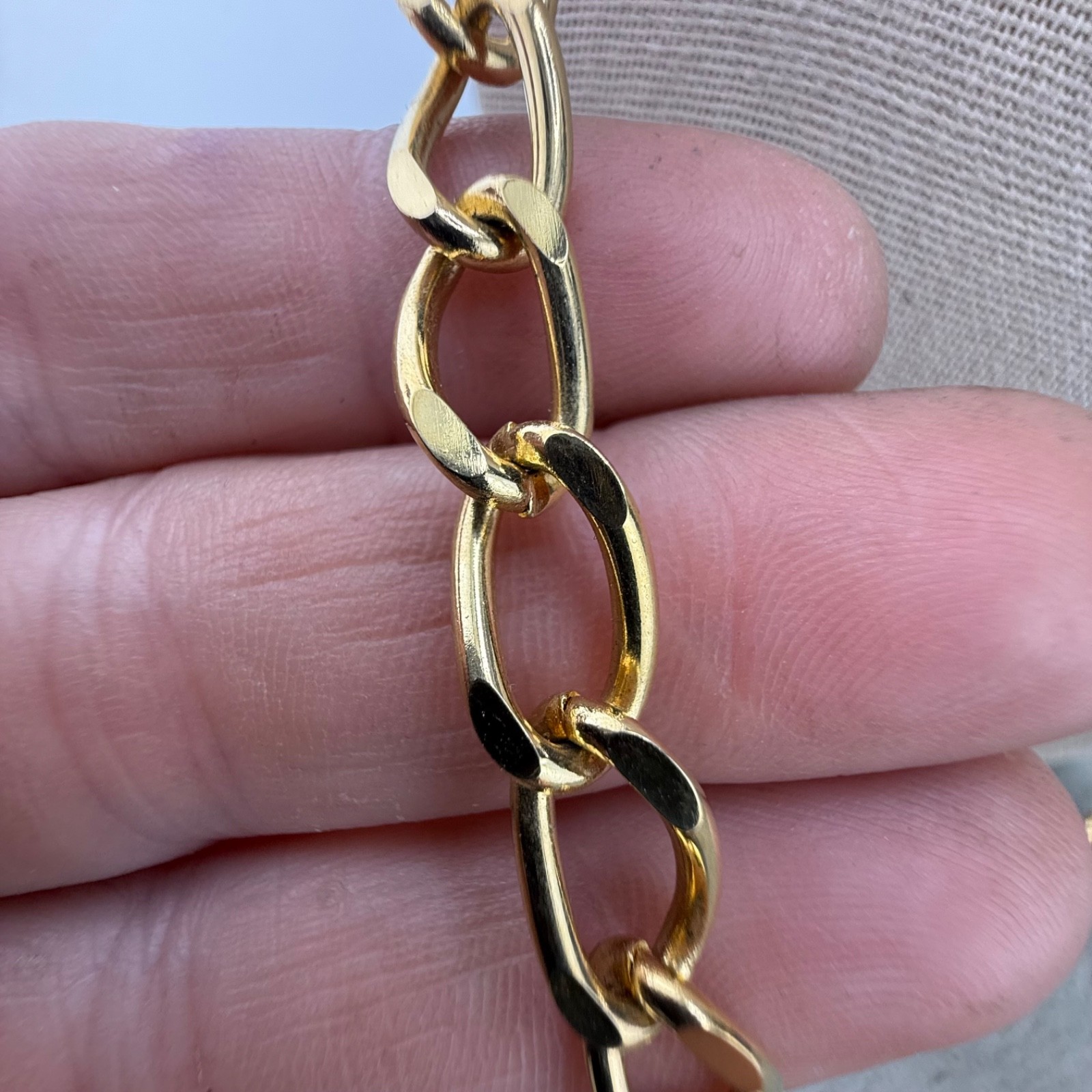 Vintage Givenchy Necklace Gold Tone SIgned 36”