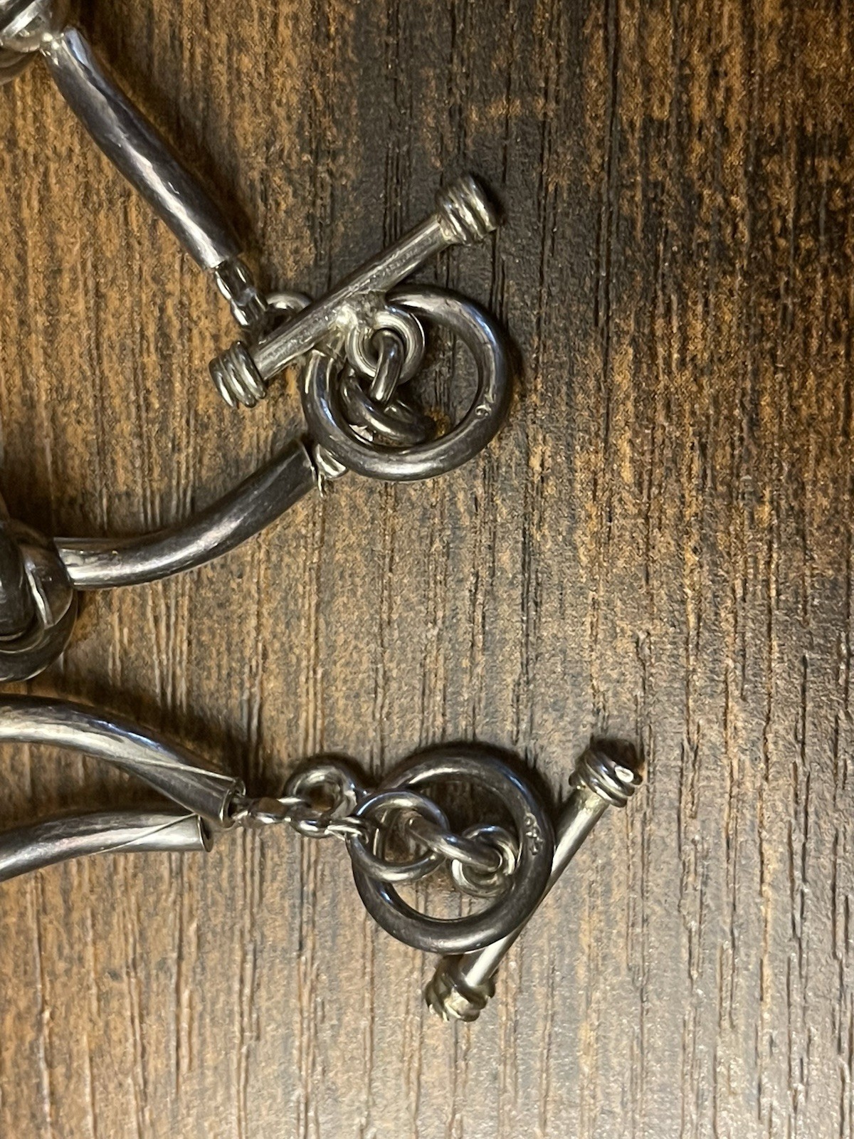 Vintage 1980s Hand Forged 925 Sterling Silver Love Knot Demi Parure Set 80 Grams