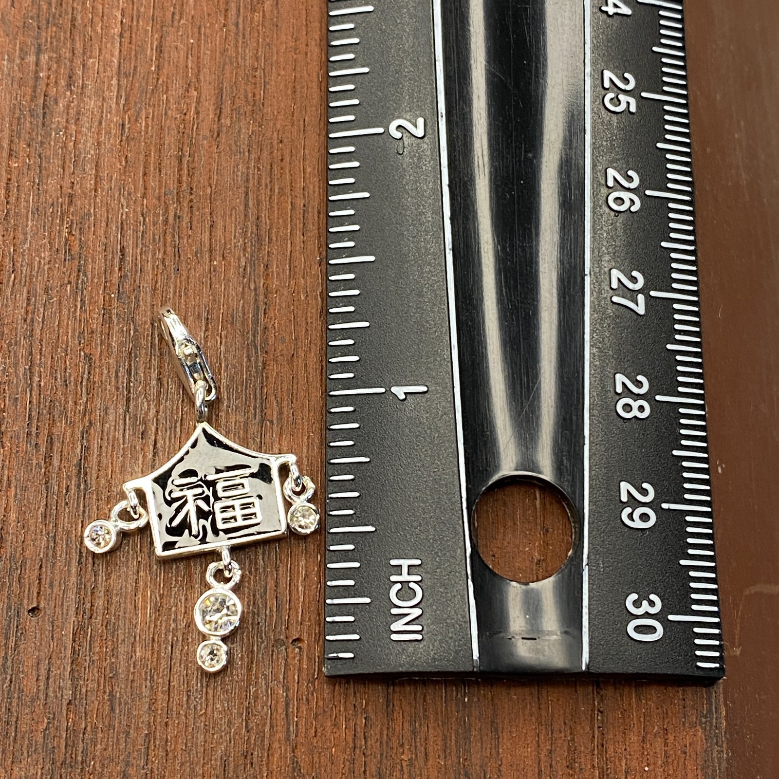Vintage Thomas Sabo 925 Sterling Silver Enamel Blessings Good Luck Pendant Charm