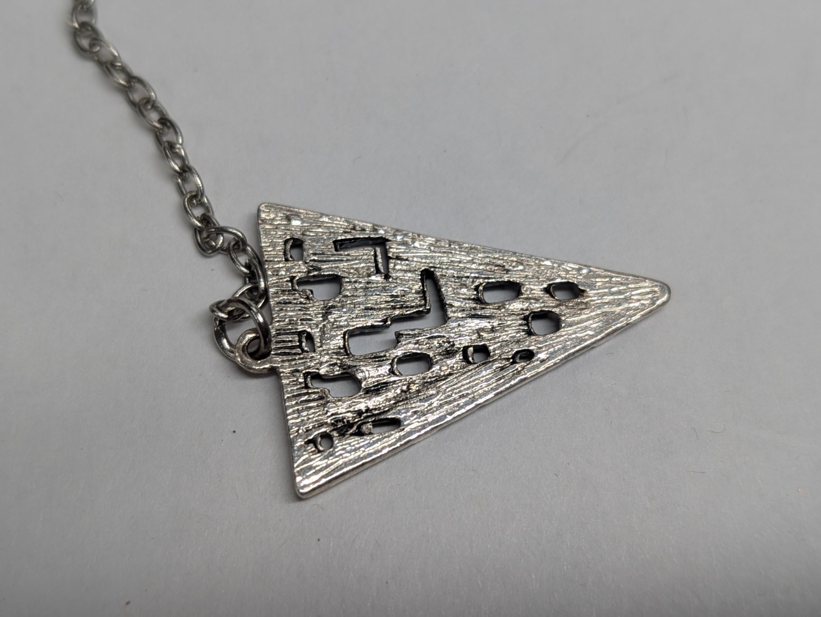 Upside Down Triangle Pendant Choker Necklace Geometric Hipster Chain Charm