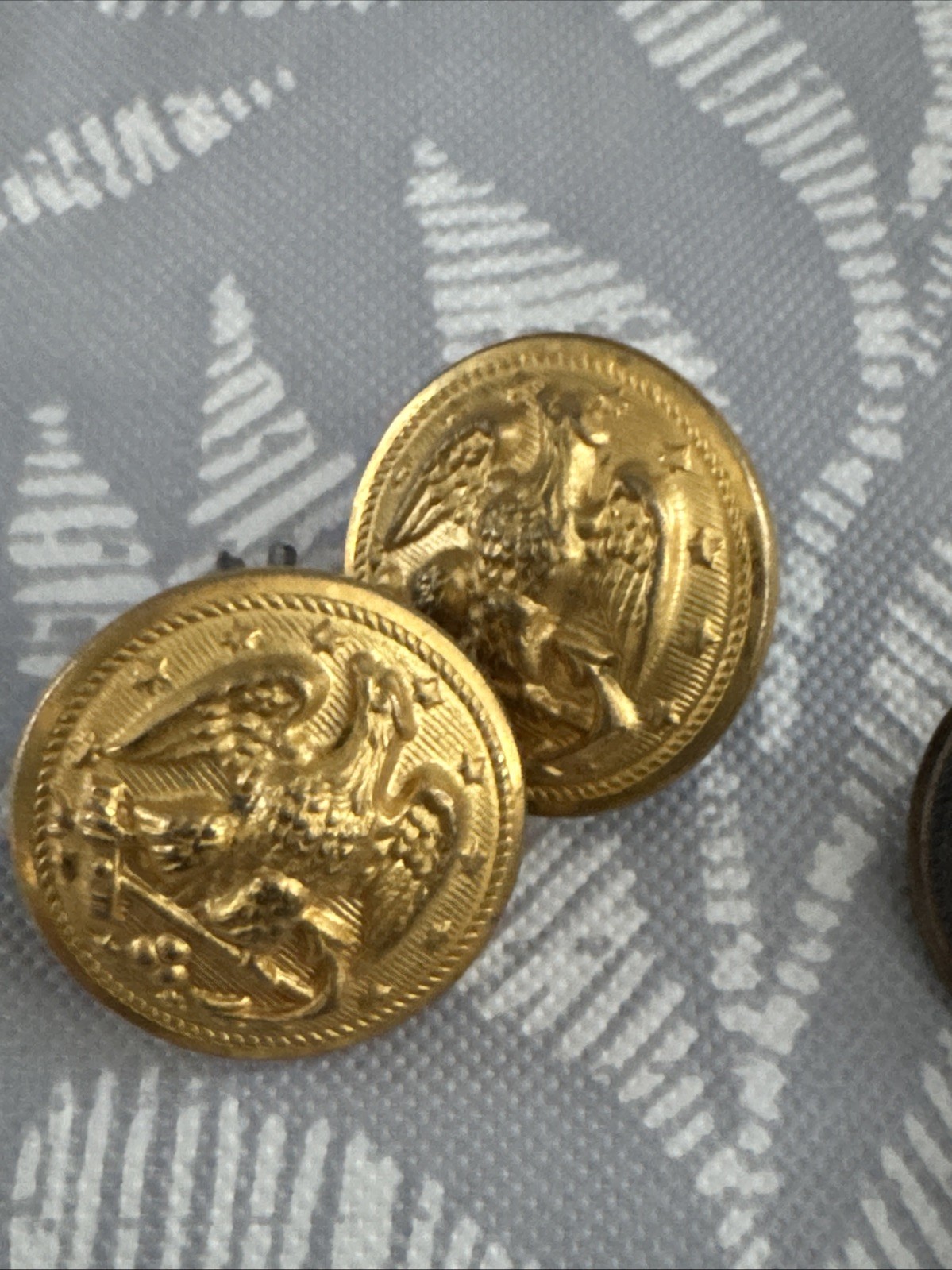 Vintage Jewelry Lot Military Buttons GEMSCO Kirk’s Folly Cufflinks Pins