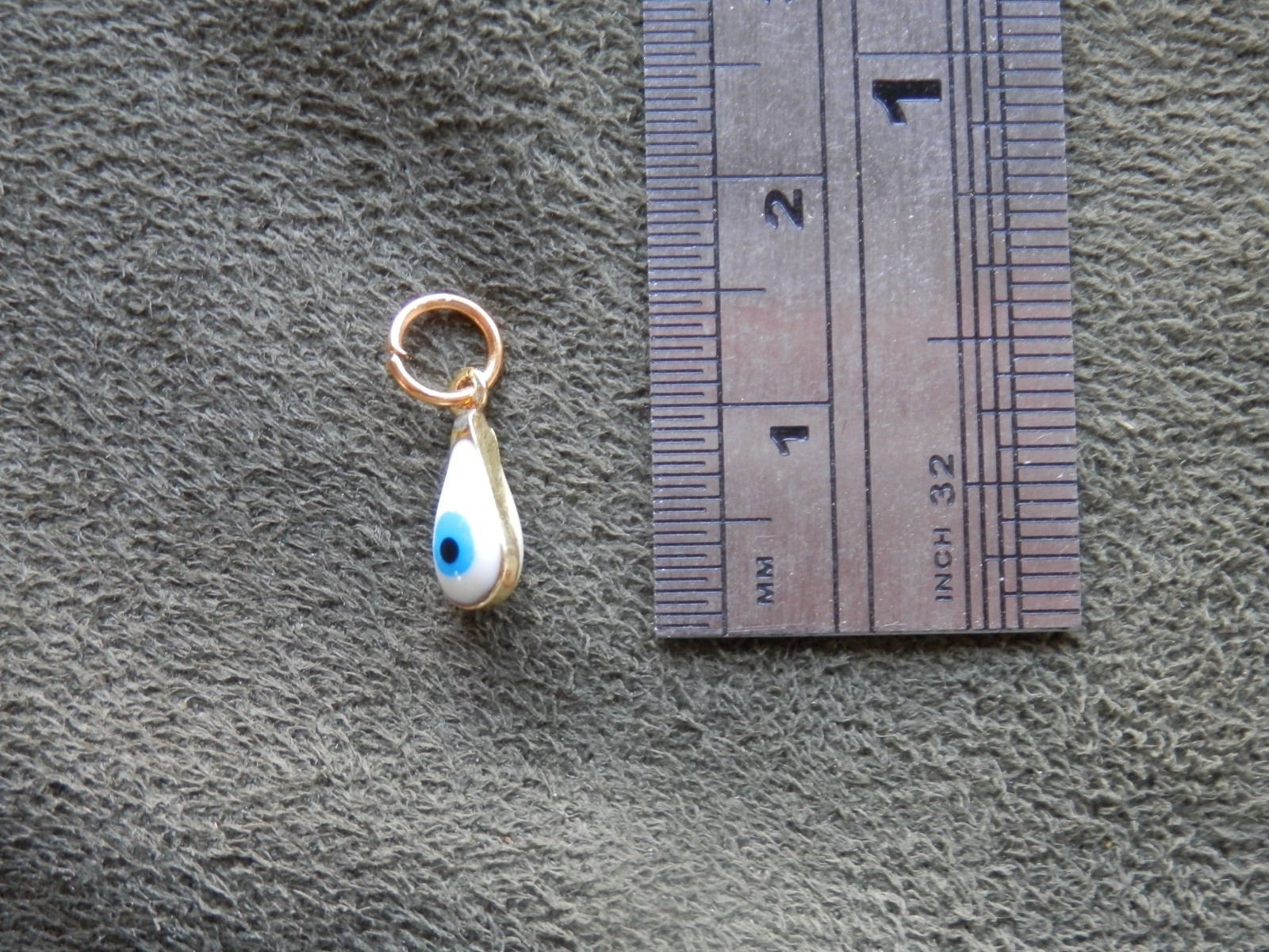 Unusual Carved Cone Unknown Material Lightweight Amulet Vtg Charm Pendant 1.7g