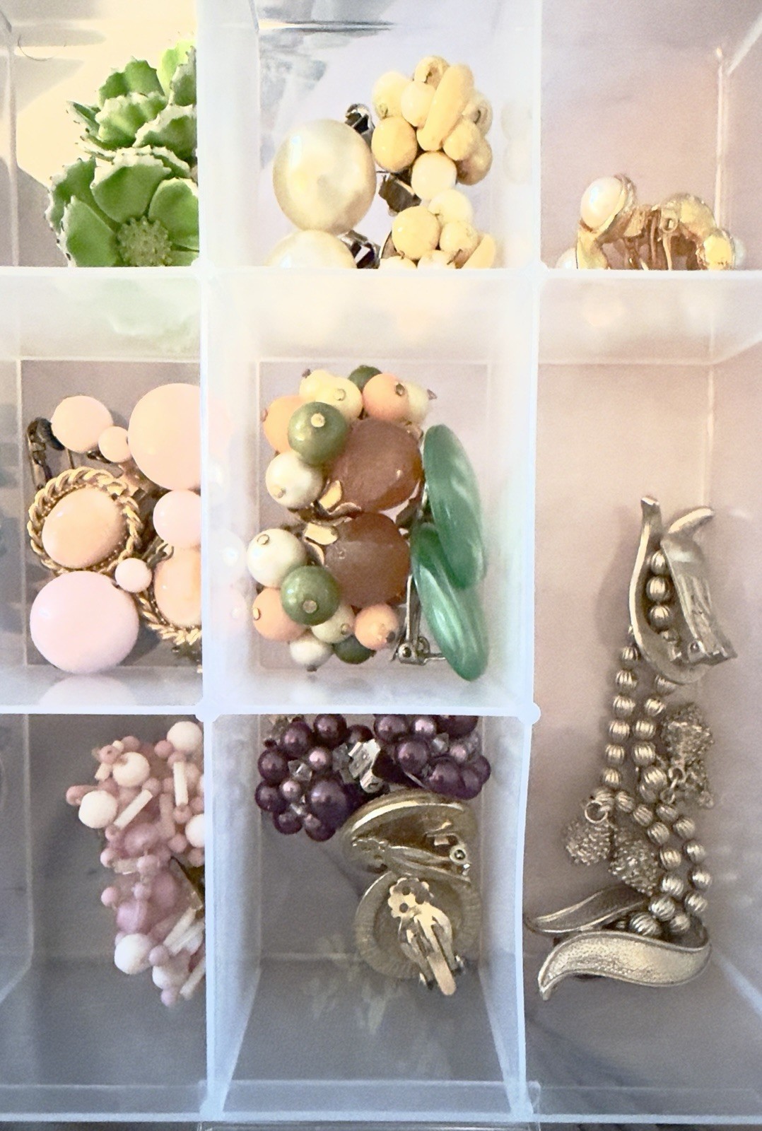 Vintage Earrings Lot Mid-1900s