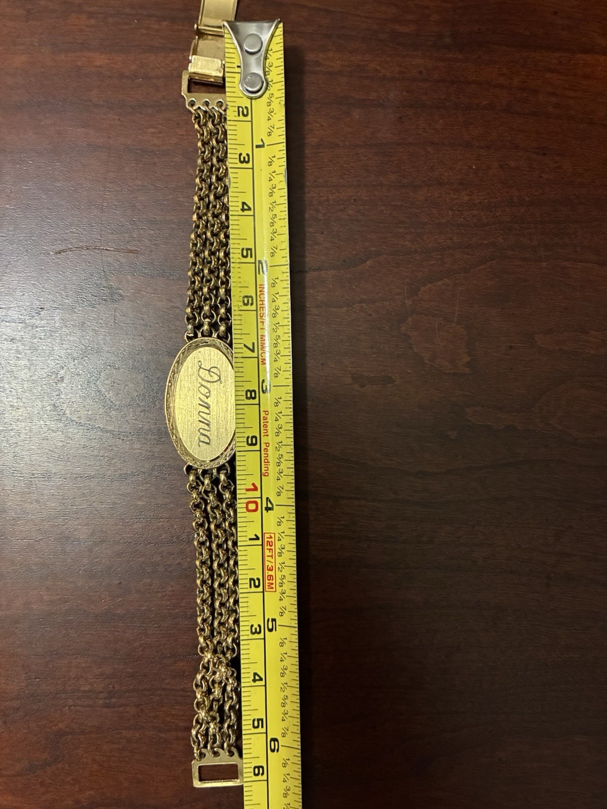USA Speidel ID bracelet named “Donna.”