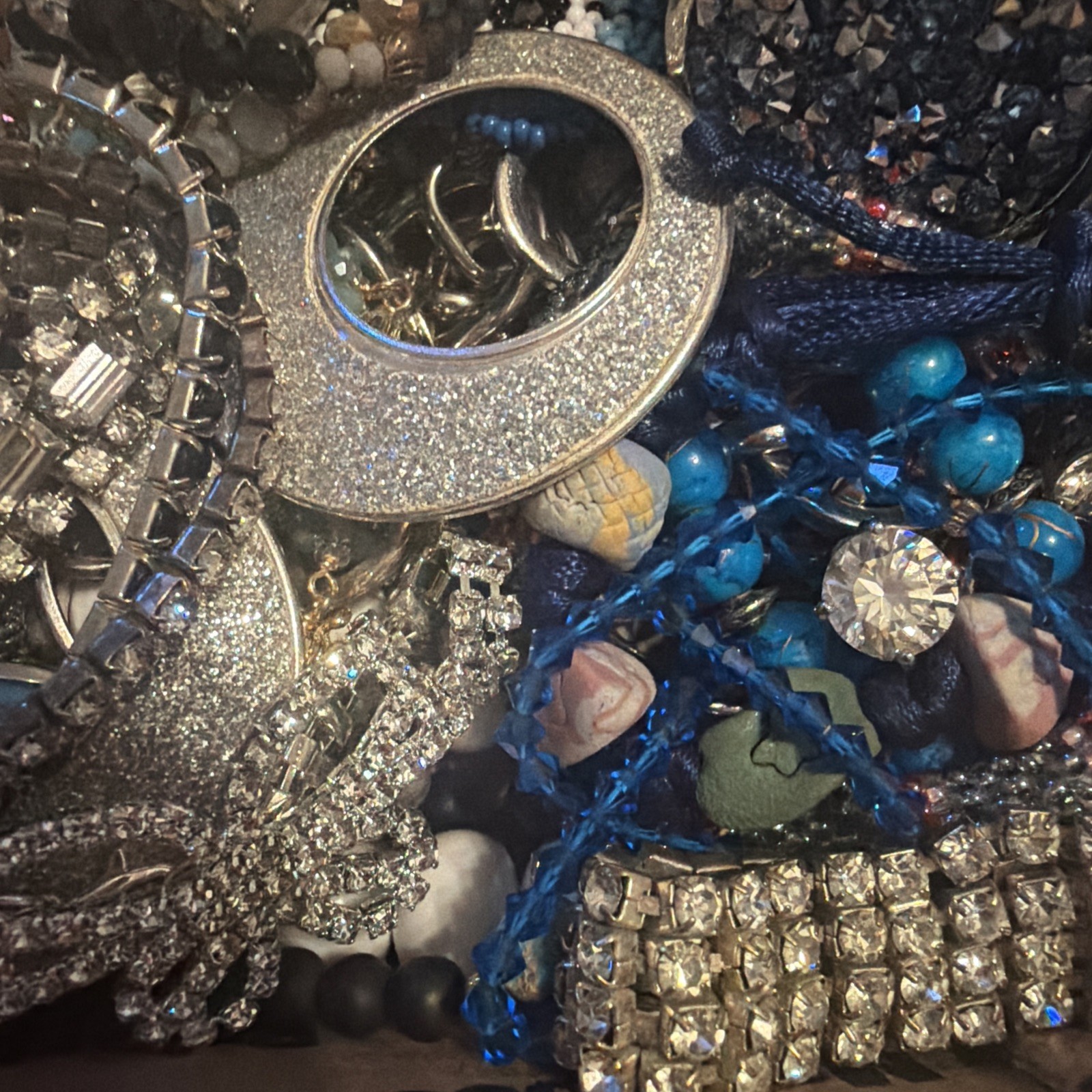 Vintage to Now Jewelry Lot, ALL WEARABLE Untested. No Broken. Box E8