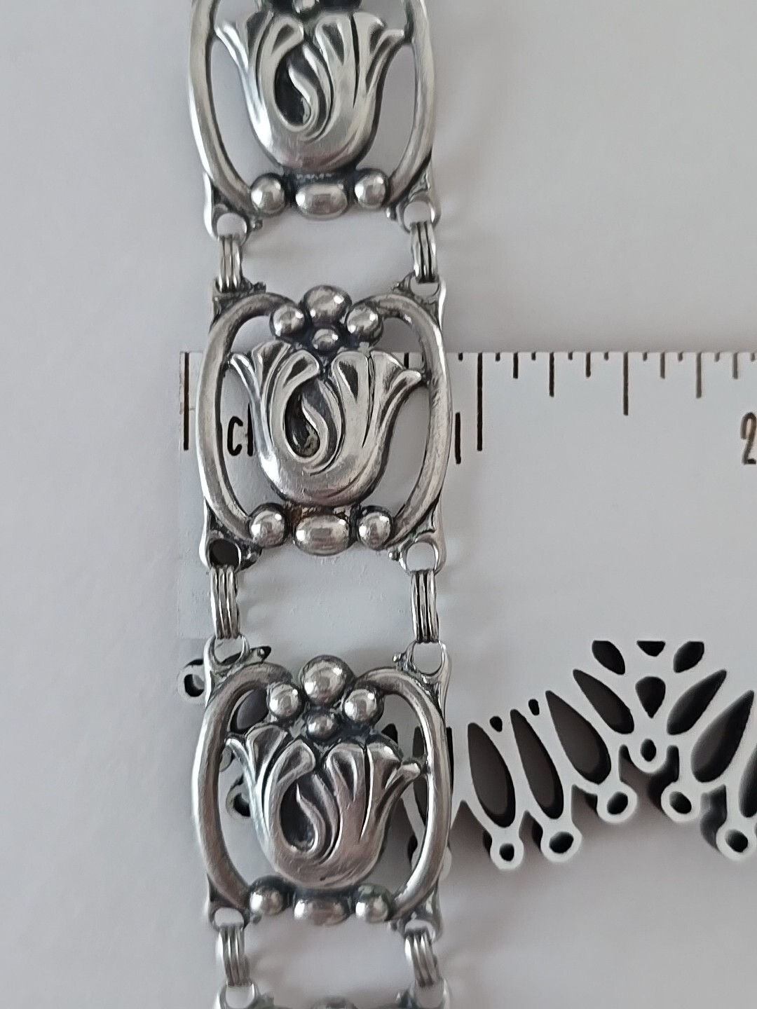 Circa 1940’s Danecraft Felch & Co. Sterling Tulip Bracelet Needs Repairs ~ Parts