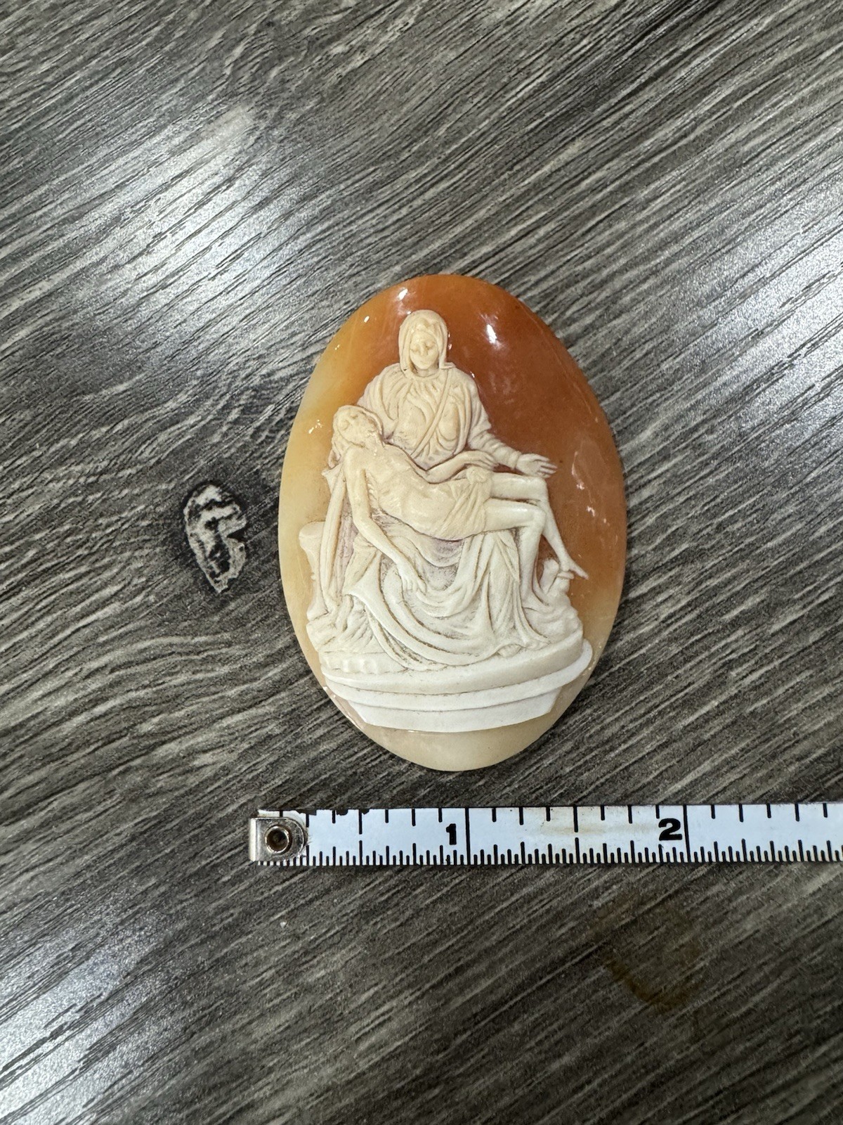 Pieta Shell Cameo