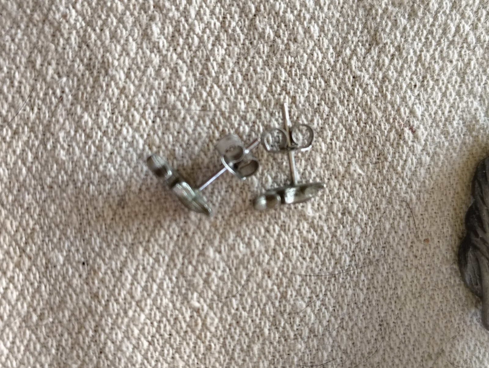 VTG Torino Pewter Dolphin BroochPin And Matching Dolphin Post Earrings Birthday