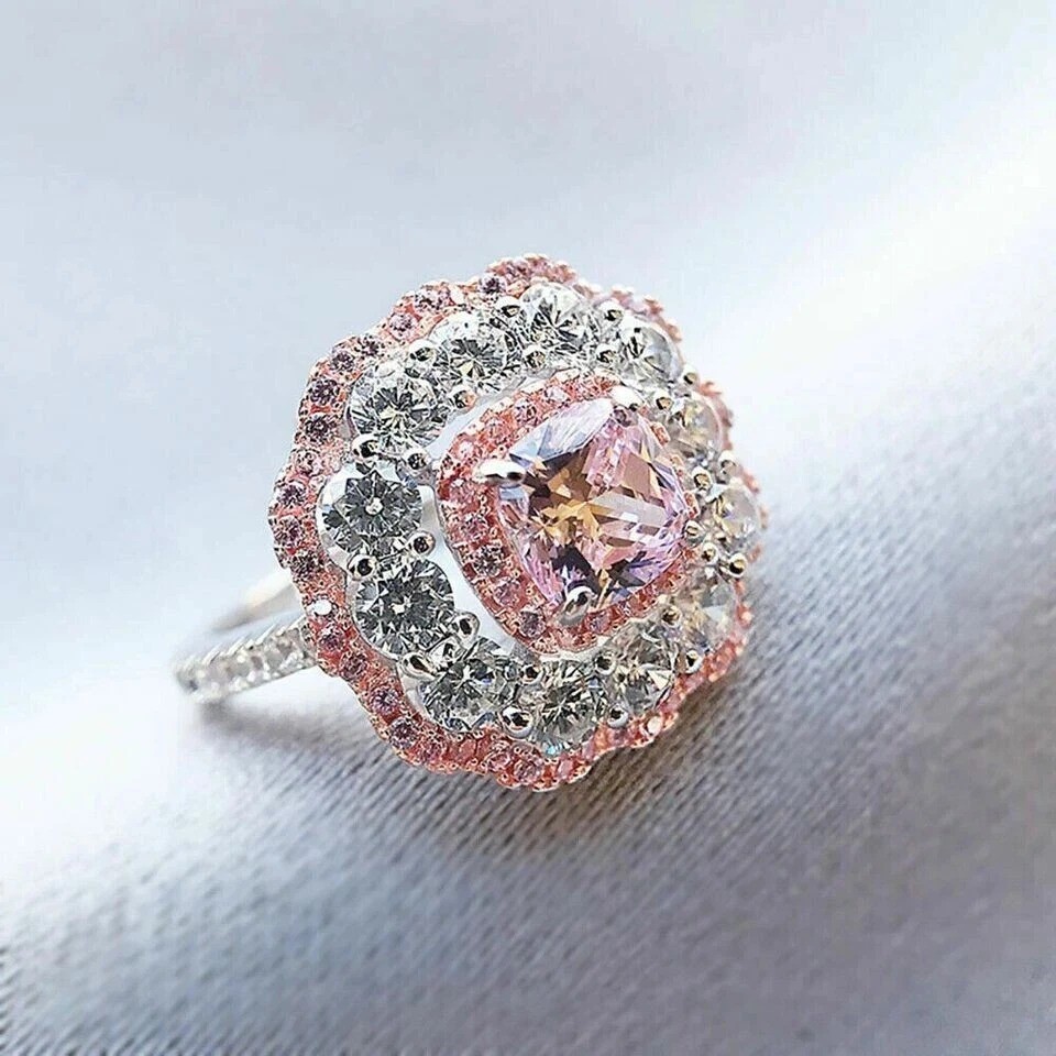 2.50Ct Art Deco Style Lab Created Topaz & Diamond Wedding 14K White Gold FN Ring