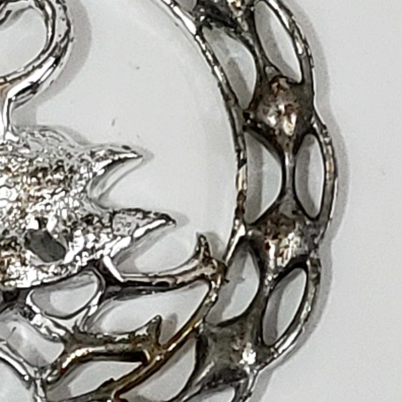 Sarah Coventry 1970s Swan Lake Pendant with Aurora Borealis Crystals