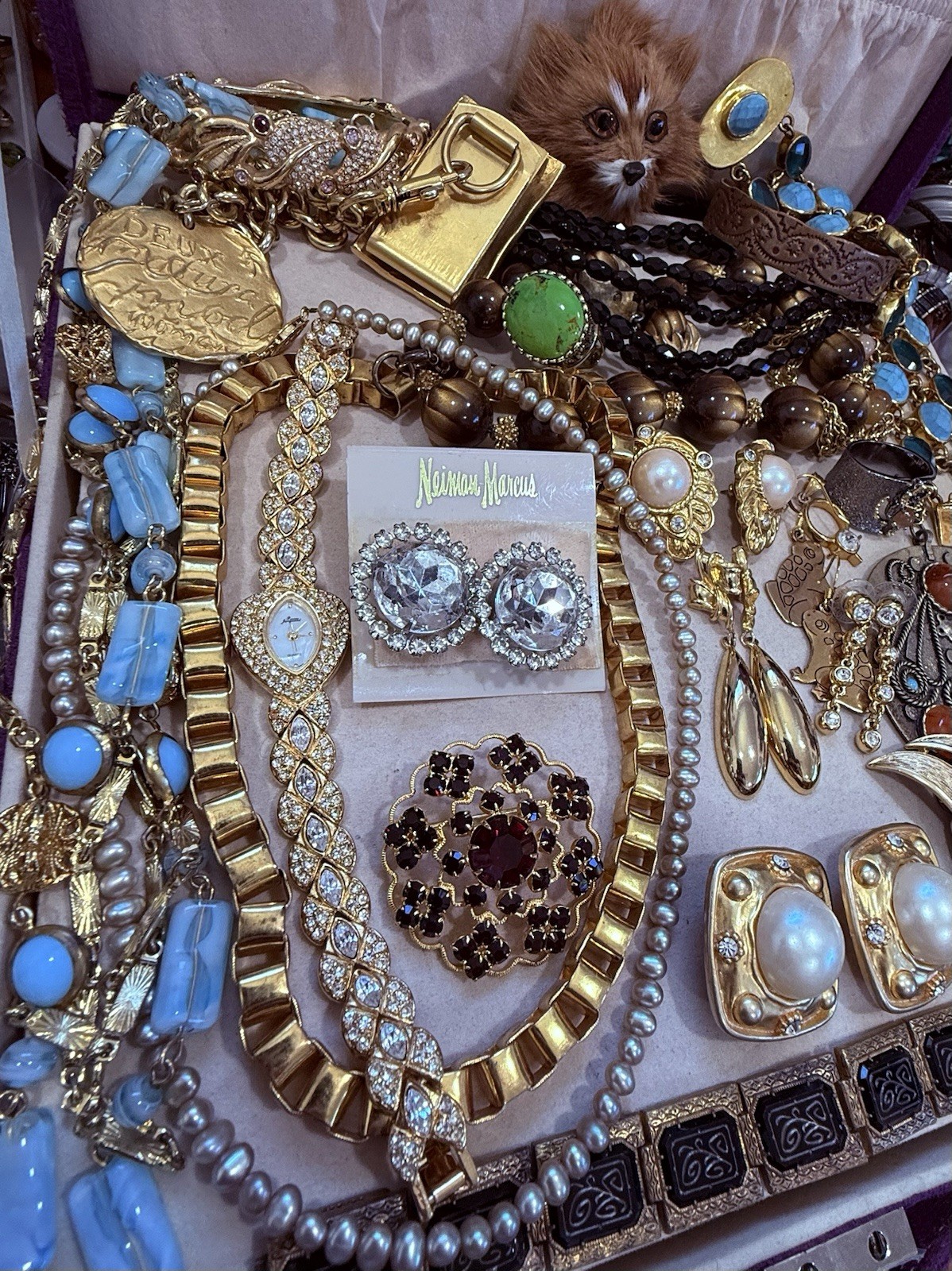 Vintage Antique Jewelry Lot! Rhinestones! Givenchy, Trifari & More! Rare!