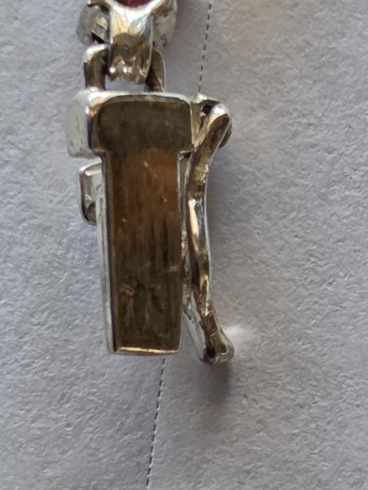 Sterling Silver Vintage 925 Dolphin Link Multi-Stone Bracelet