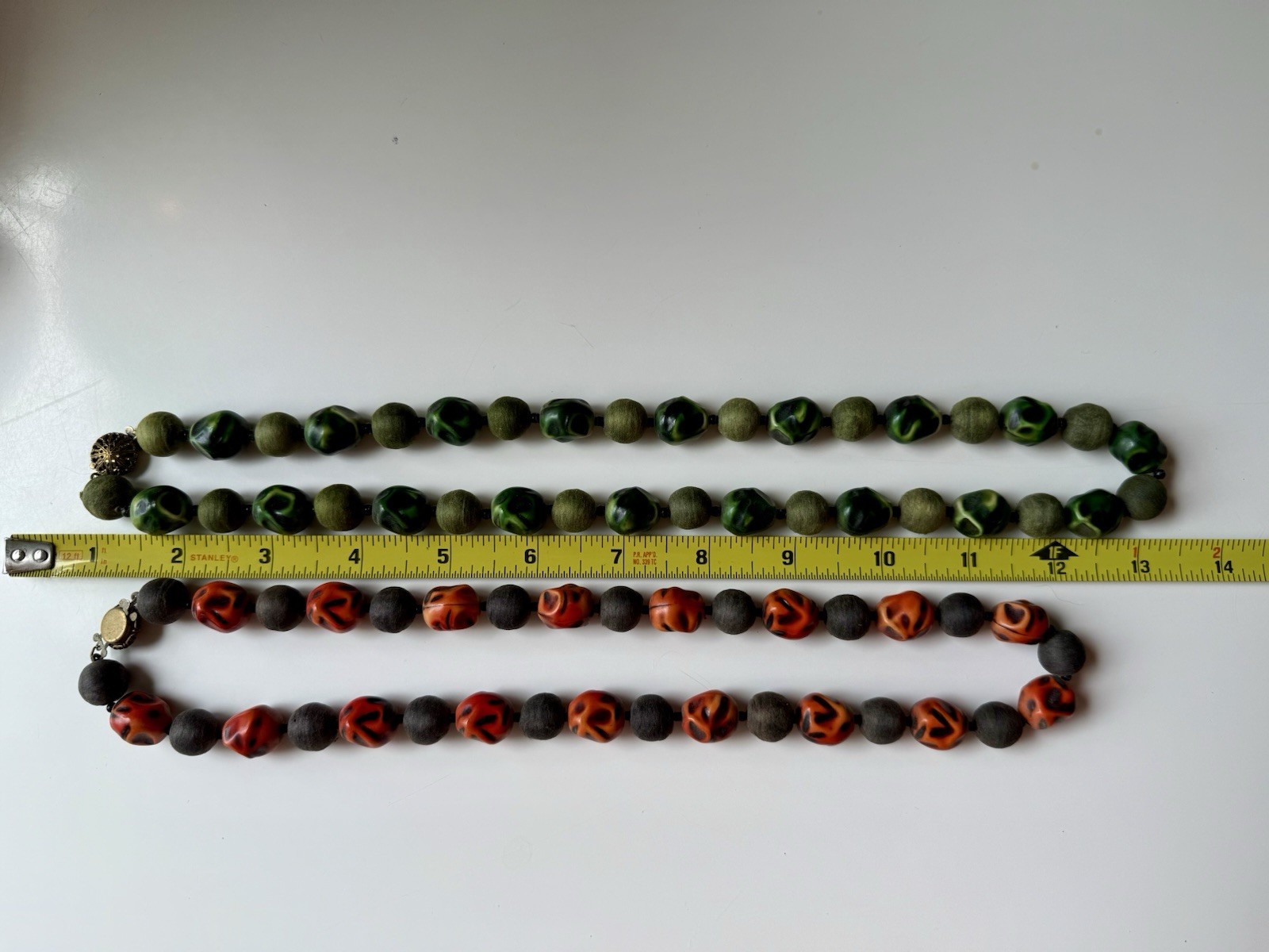 Vintage Necklaces And Earrings Sets Lot Hong Kong & Japan MOP Wood Plastic