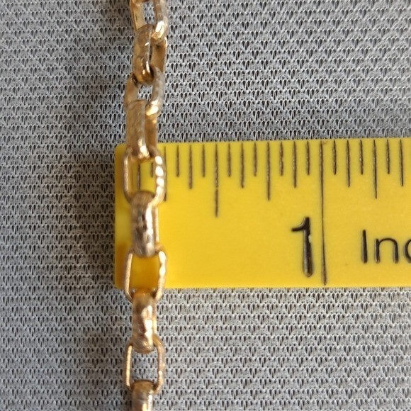 Vintage Napier Women’s Modernist Gold/Silver Pendant Necklace 15 Inches 1976