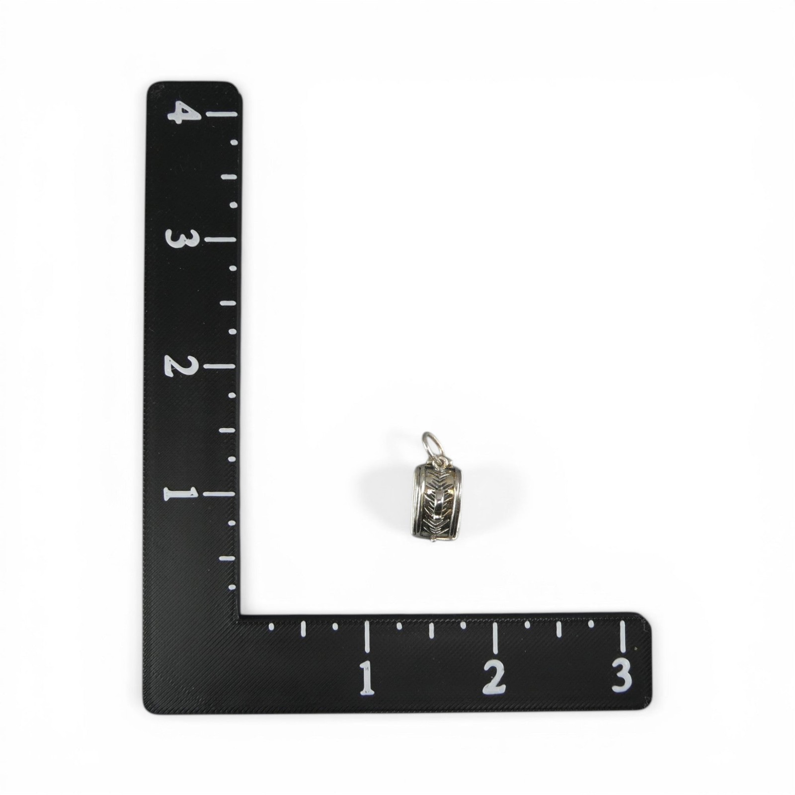 Sterling Silver CHEESE BOX Charm for Bracelet PENDANT Cheese Lover MOUSE Cute!