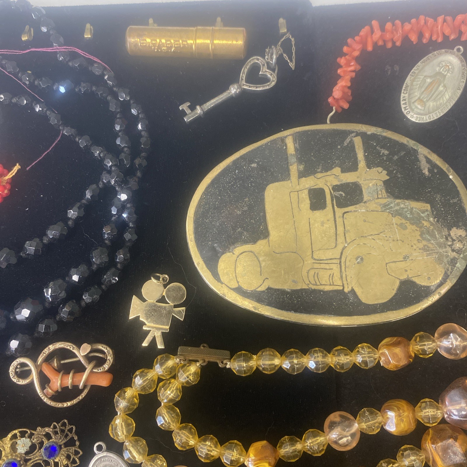 Antique Vintage Lot Of Jewelry Estate Sale Unsearched As Is #2